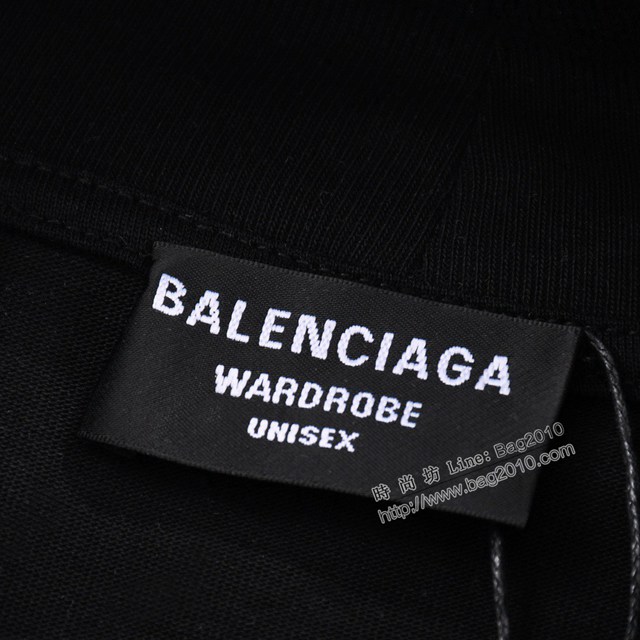 Balenciaga專櫃巴黎世家2023FW新款印花高領長袖打底衫 男女同款 tzy3009